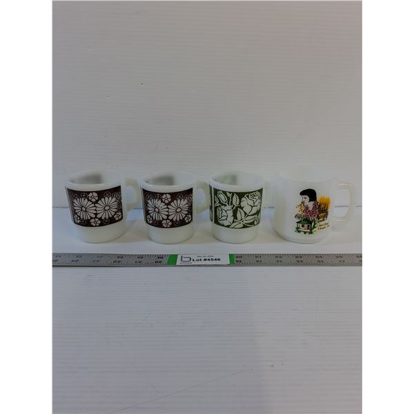 (4) Mugs - Vintage & The King/Graceland