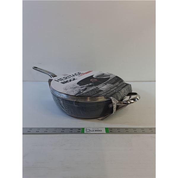 Frying Pan - 'The Rock' - 12" w/Lid