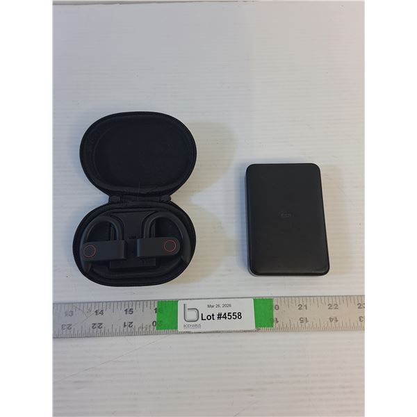 ESR Magnetic Power Bank / LIHAO Wireless Earbuds - As Is
