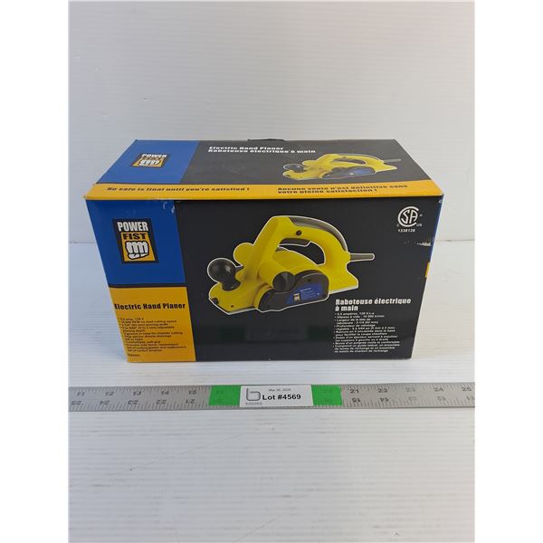 (1) PowerFist  - Electric Hand Planer - Powers On (New-In-Box)