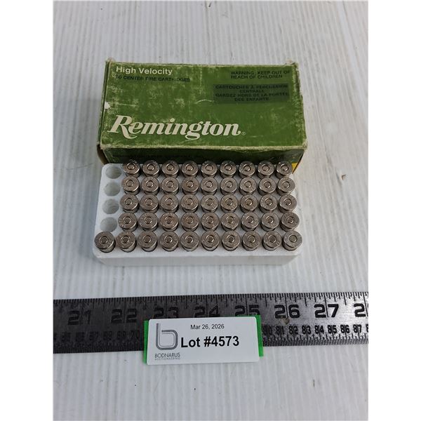 *^ (46) Remington High Velocity Center Fire Cartridges - PAL Required - PICK UP ONLY