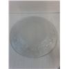 Image 5 : 13.5" Glass Platter, Wicker/Metal Basket, Innovation Ornaments