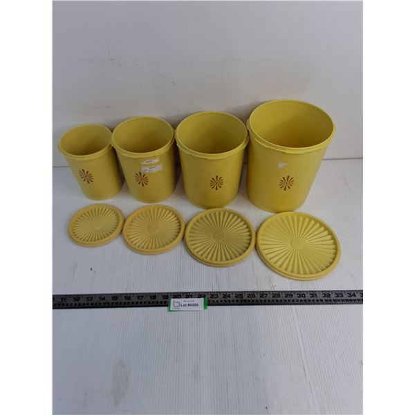 Vintage Set of 4 Tupperware Food Storage Containers