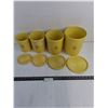 Image 1 : Vintage Set of 4 Tupperware Food Storage Containers