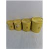 Image 2 : Vintage Set of 4 Tupperware Food Storage Containers