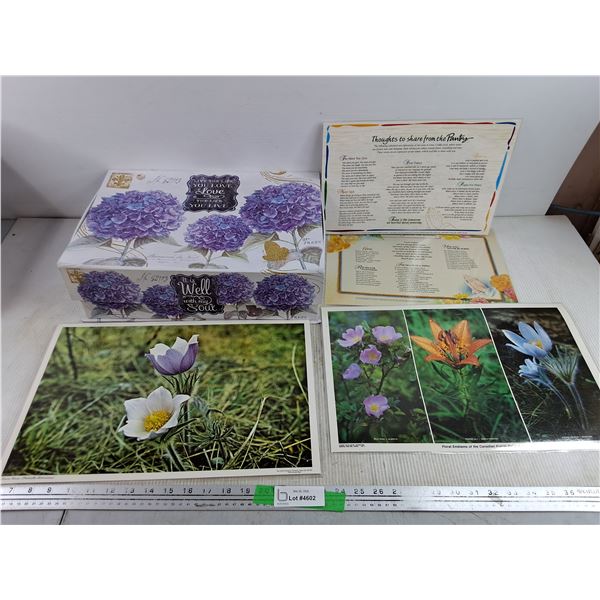 Gift Box 16" x 12" x 5", Assorted Pantry & Flowers Prints