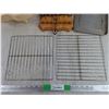 Image 7 : Silver Souvenir Spoons w/Display Rack, Piano Style Jewelry Box, Baking Tray 10" x 7", Misc