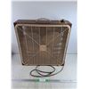 Image 1 : Vintage Solid State Variable Speed Torcan Electric Fan, Powers On, As Is 22" x 22" x 6" - PU