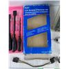 Image 3 : 5 pc Scraper & Remover Set, Black & Decker Electric Screwdriver, 38 pc Number & Letter Starp Pro