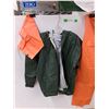 Image 2 : Rain Jacket - Size XL, Flame Guard Reflective Jacket, Pants & Detachable Hood - Size XXL