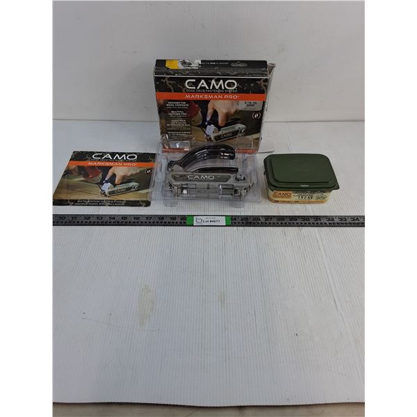 Camo Edge Deck Fastening System with Container of Deck Screws