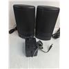 Image 3 : (1) Dual Binder/Organizer and (2) Vintage Koss SX-50 Computer Speakers