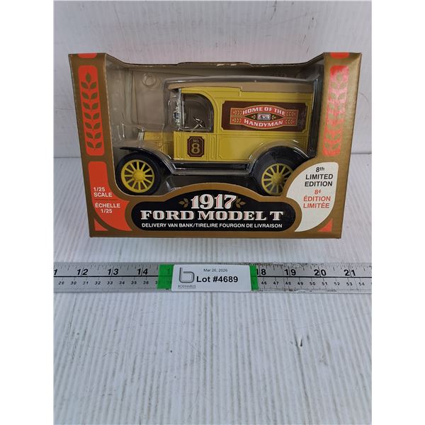 1:25 1917 Ford Model T Delivery Van Bank