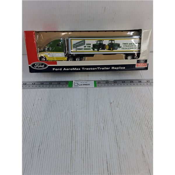 1:64 Die Cast Ford Aereomax Tractor/Trailer Replica (NIB)