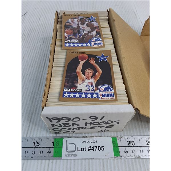 1990-91 NBA Hoops Complete Set
