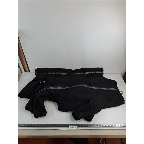 (2) Canada Pooch Insulated Dog Suits - Sizes Small & Medium Approx