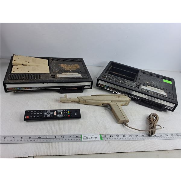 (2) Coleco Vision Video Game System w/ Remote - Untested