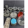Image 8 : Various Glassware - Cups, Vases, Bowls - PICK UP