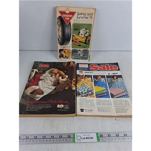 Vintage Catalogues- Sears & Canadian Tire