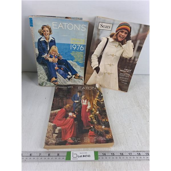 (3) Vintage Fashion Magazines- Eaton's & Sears