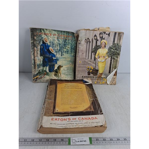 (3) Vintage Eaton's Fashion Magazines