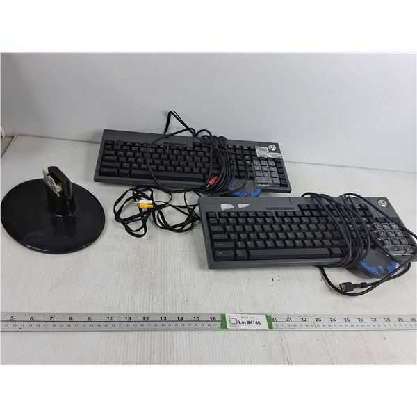 (2) Plug In Keyboards- Untested