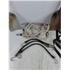 Image 2 : (2) Tow Ratchet Straps, (2) Shovel Heads, Moly Grease, Bungee Cords - PICK UP