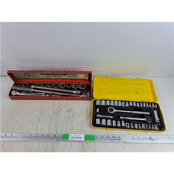 (2) Sockets & Ratchet Wrench Sets - PICK UP