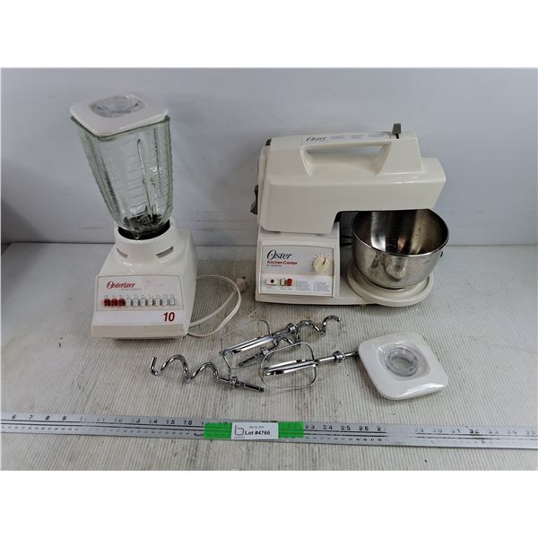 Osterizer Blender & Sunbeam Oster Kitchen Center - Powers On, As Is - PICK UP
