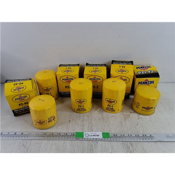 Pennzoil Oil Filters - PZ - 42, PZ - 1, PZI - 42