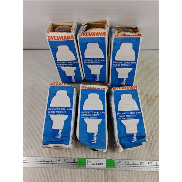 (6) Sylvania Metalarc Lamps - As Is