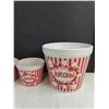 Image 2 : "Final Touch" Set of 5 Ceramic Popcorn Containers