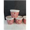 Image 3 : "Final Touch" Set of 5 Ceramic Popcorn Containers