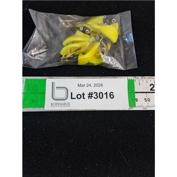 (8) Custom Handmade Jigs-Glo-in the Dark,Double Coated