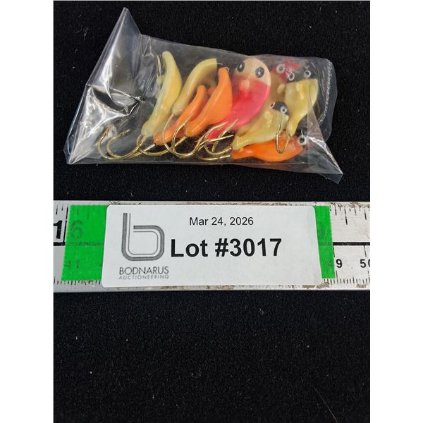 (8) Custom Handmade Jigs-Double Coated,Glo in the Dark