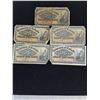 Image 2 : (5) Vintage Canadian 25-Cent Banknotes-"Shinplaster" -1900