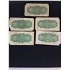 Image 3 : (5) Vintage Canadian 25-Cent Banknotes-"Shinplaster" -1900