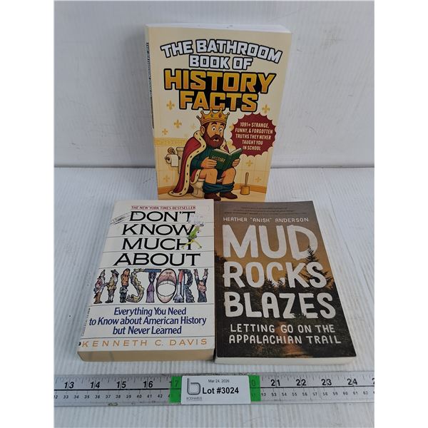 (3) Paperback Books:Titles as Pictured