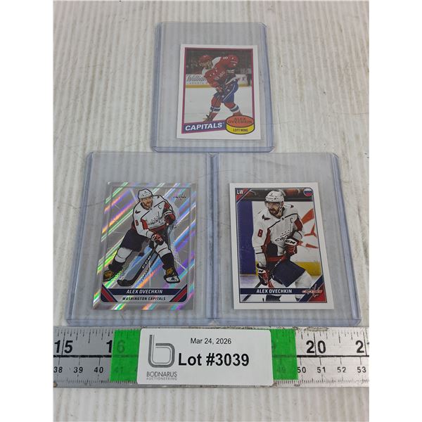 (3) Alexander Ovechkin Rookie & Inserts-Cannot Guarantee Authenticity