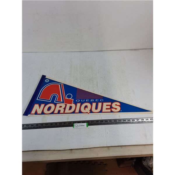 NHL Quebec Nordiques Pennant from 1980's