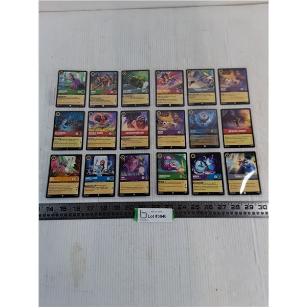 (18) Lorcana Collector Cards - Some Holos - Unauthenticated