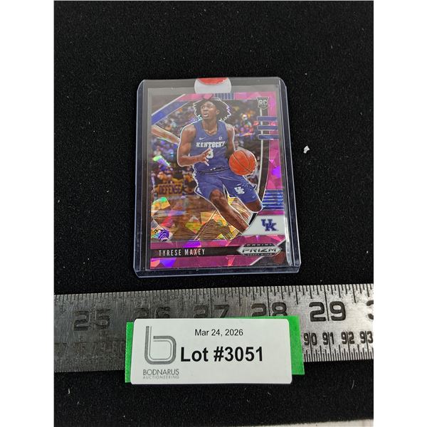 Panini Prizm US College Basketball Collector Card of Tyrese Maxey - Unauthenticated