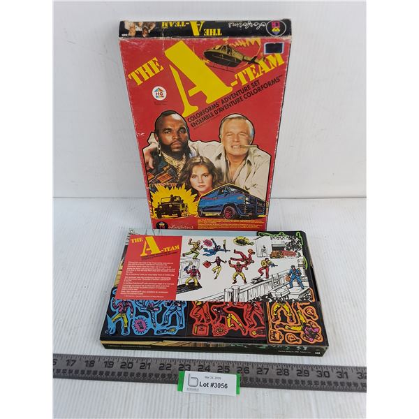 "The A-Team" Colorforms 'Removable Sticker' Adventure Set from 1980's