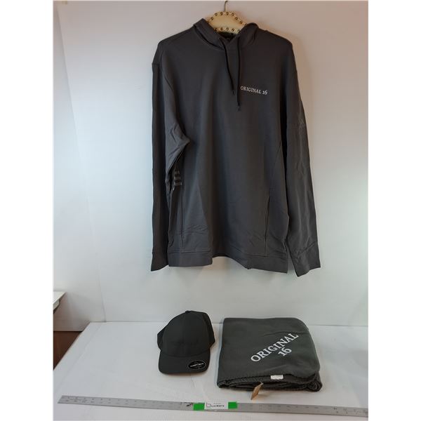 Original 16 Throw Blanket, Hat & Hoodie- L