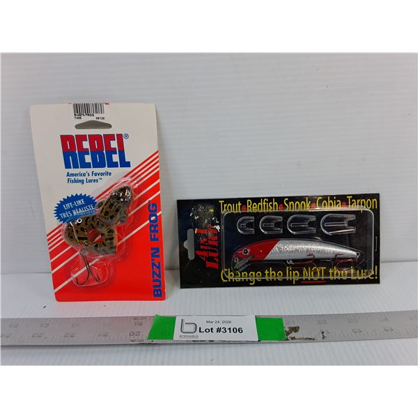 (2) Fishing Lures- Sealed