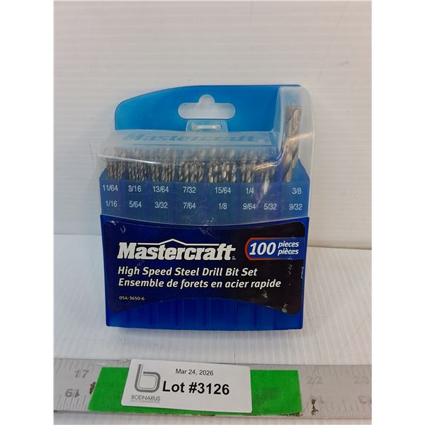 Mastercraft High Speed Steel Drill Bit Set- Appears New