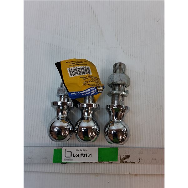 (3) 1 7/8" Trailer Hitch Balls
