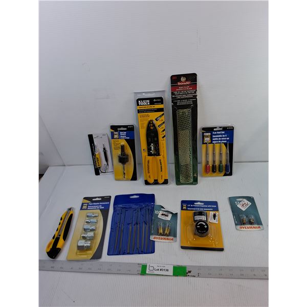 1/4" Air Pressure Regulator with Gauge, Coaxial Cable All in One Tool, Hole Saw Mandrel- Sealed, Mis