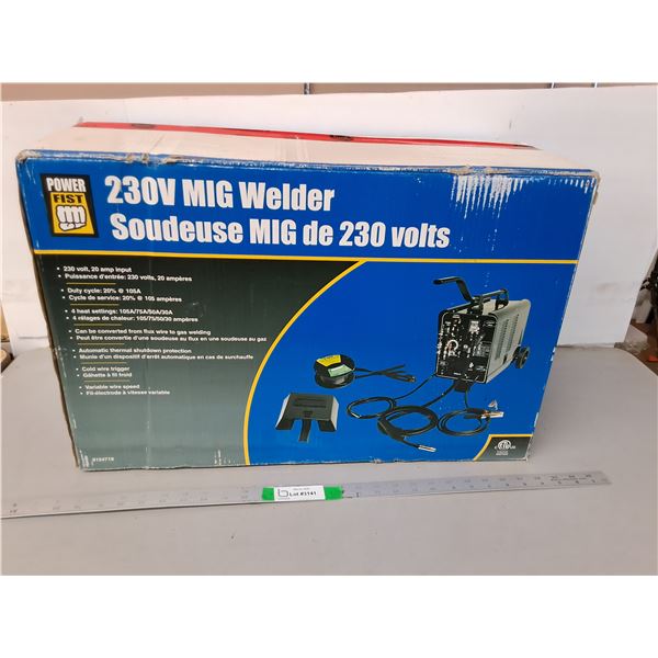 *Power Fist 230V MIG Welder-Untested/As Is, Cannot Ship