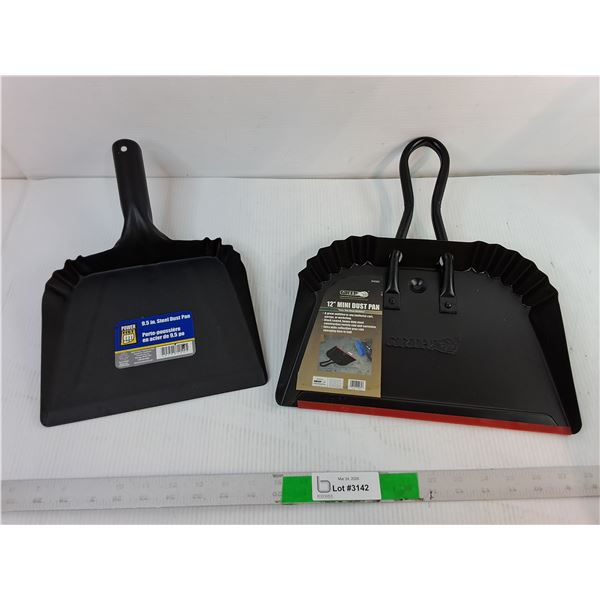 9.5" & 12" Metal Dust Pans